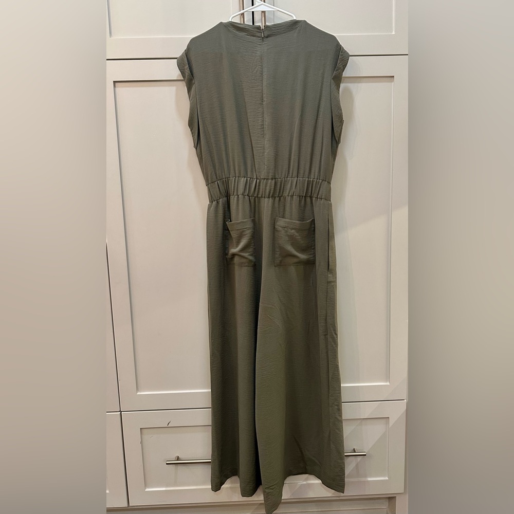 Calvin Klein Olive Green Jumpsuit-8 - Picture 9 of 9